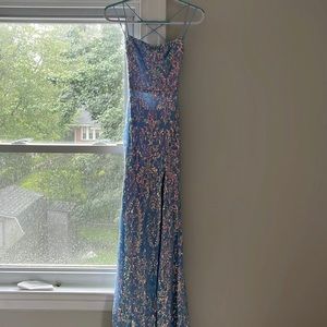 Blue Prom Dress